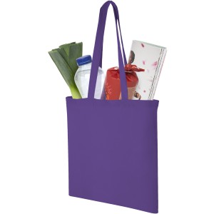 Madras 140 g/m2 cotton tote bag, Lavender (cotton bag)