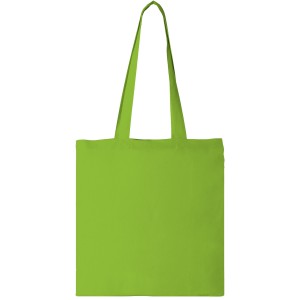 Madras 140 g/m2 cotton tote bag, Lime (cotton bag)