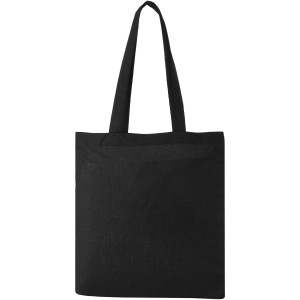 Madras 140 g/m2 cotton tote bag, solid black (cotton bag)