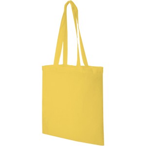 Madras 140 g/m2 cotton tote bag, Yellow (cotton bag)