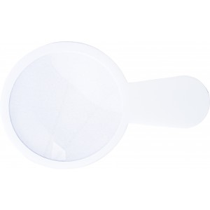 PVC magnifying glass Brennan, white (Office desk equipment)