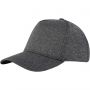 Manu 5 panel stretch cap, Charcoal