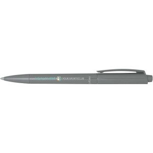 Martha recycled plastic ballpoint pen, Grey (Plastic pen)