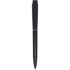 Martha recycled plastic ballpoint pen, Solid black (Plastic pen)