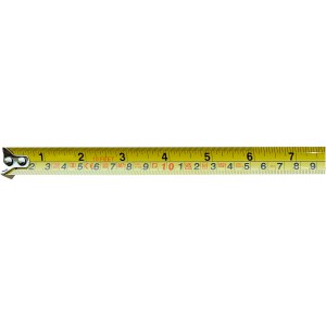 Rule 3-metre RCS recycled plastic measuring tape, Yellow (Measure instruments)