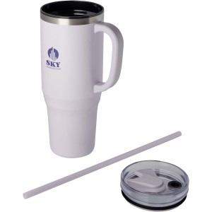 Melbourne 1200 ml RCS certified insulated tumbler with straw (Mugs)