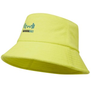 Melo GRS recycled terry sun hat, Lime (Hats)