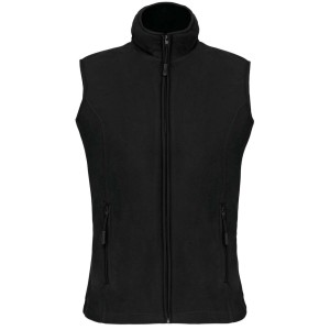 MELODIE - LADIES' MICROFLEECE GILET, Black (Vests)
