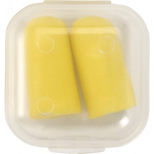 Memory foam earplugs, yellow (Travel items)