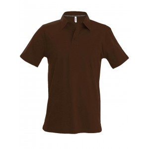 MEN'S SHORT SLEEVE PIQU� POLO SHIRT, Chocolate