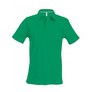 MEN'S SHORT SLEEVE PIQU� POLO SHIRT, Kelly Green