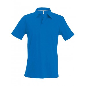 MEN'S SHORT SLEEVE PIQU� POLO SHIRT, Light Royal Blue