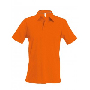 MEN'S SHORT SLEEVE PIQU� POLO SHIRT, Orange