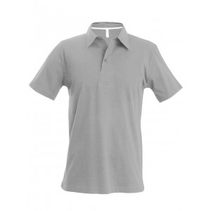 MEN'S SHORT SLEEVE PIQU� POLO SHIRT, Oxford Grey