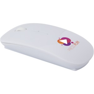 Menlo RCS recycled plastic wireless mouse, White (USB accessories)