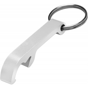 Metal 2-in-1 key holder Felix, silver (Keychains)