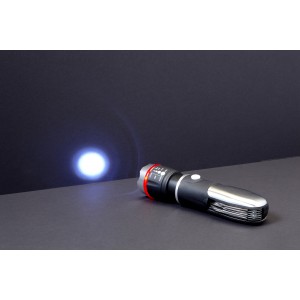 Metal 8-in-1 torch Amayah, black (Car accesories)