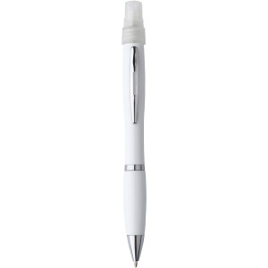 Nash spray ballpoint pen, White (Metallic pen)