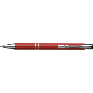 Recycled aluminium ballpen Kamari, red (Metallic pen)