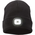 Mighty LED knit beanie, Black, solid black (38661990)