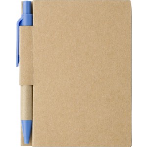 Paper notebook Cooper, light blue