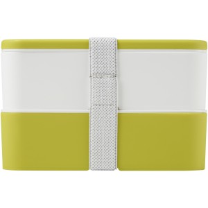 MIYO double layer lunch box, Lime, White, White (Plastic kitchen equipments)