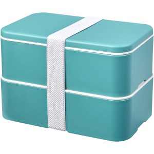 MIYO Renew double layer lunch box, Reef blue, Reef blue, Blu (Plastic kitchen equipments)