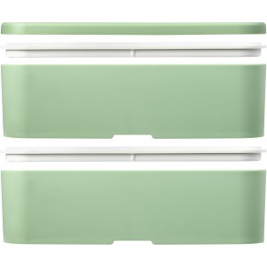 MIYO Renew double layer lunch box, Seaglass green, Seaglass  (Plastic kitchen equipments)