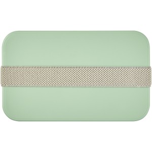 MIYO Renew single layer lunch box, Seaglass green, Pebble gr (Plastic kitchen equipments)