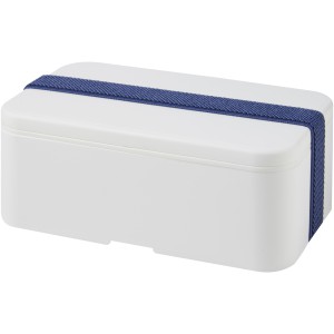 MIYO single layer lunch box, White, Blue (Plastic kitchen equipments)