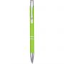 Moneta aluminium click ballpoint pen, Lime