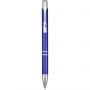 Moneta aluminium click ballpoint pen, Royal blue