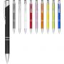 Moneta anodized aluminium click ballpoint pen- Black Ink, Pi