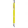Moneta recycled aluminium ballpoint pen, Yellow