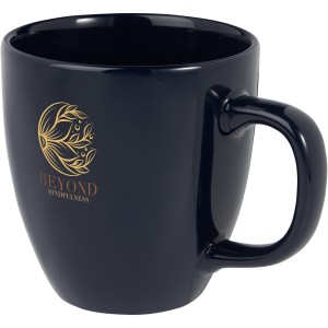 Moni 430 ml ceramic mug, Navy (Mugs)