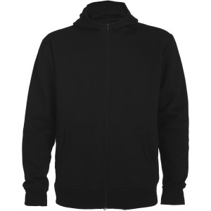 Montblanc 280 g/m2 unisex full zip hoodie, Black