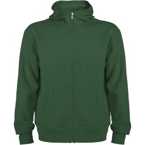 Montblanc 280 g/m2 unisex full zip hoodie, Bottle green