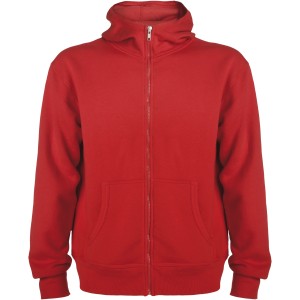 Montblanc 280 g/m2 unisex full zip hoodie, Red