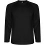 Montecarlo long sleeve kids sports t-shirt, Solid black