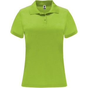 Monzha short sleeve women's sports polo, Lime