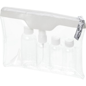 Munich airline approved travel bottle set, White (Travel items)