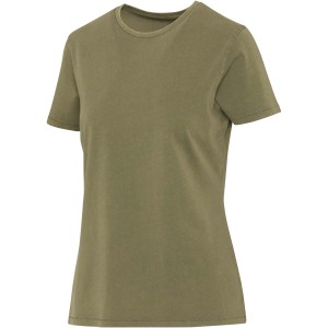 Nanaimo 160 g/m2 short sleeve washed women's t-shirt, Forest Green