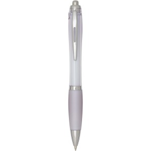Nash RCS recycled plastic ballpoint pen with coloured barrel