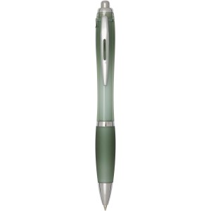 Nash RCS recycled plastic ballpoint pen with coloured barrel