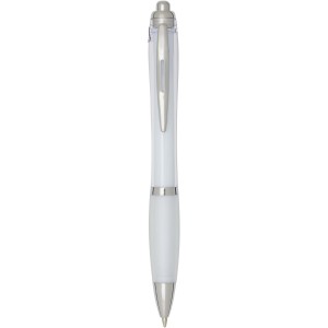 Nash RCS recycled plastic ballpoint pen with coloured barrel