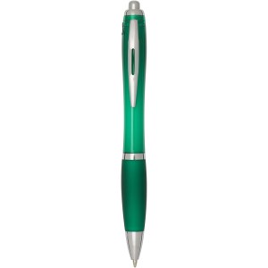Nash RCS recycled plastic ballpoint pen with coloured barrel