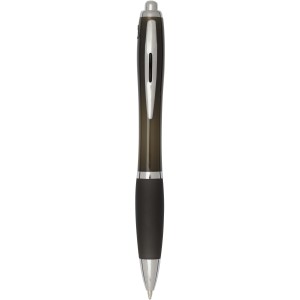 Nash RCS recycled plastic ballpoint pen with coloured barrel