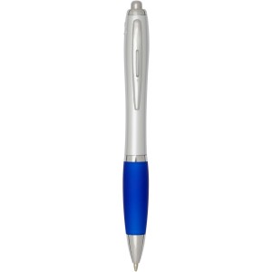 Nash RCS recycled plastic ballpoint pen with silver barrel a