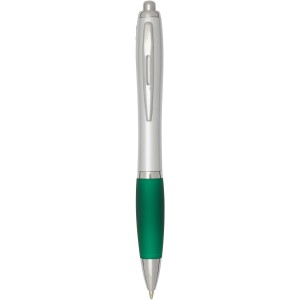 Nash RCS recycled plastic ballpoint pen with silver barrel a