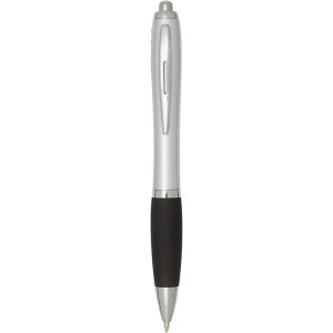 Nash RCS recycled plastic ballpoint pen with silver barrel a